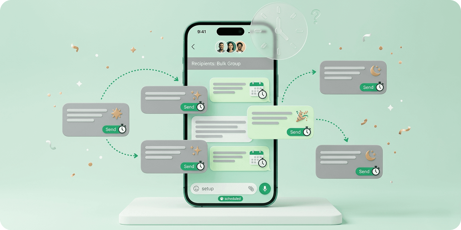 How to Schedule Festival Messages in Bulk on WhatsApp